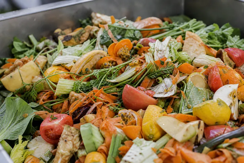 Biodéchets alimentaires triés, prêts à être valorisés